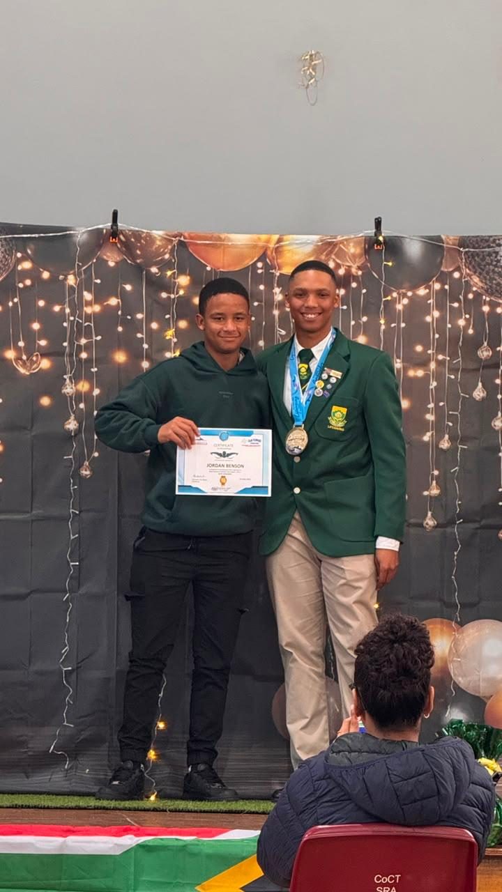Khaya Aquatics team recognition at the awards ceremony